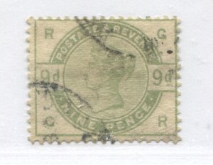 GB 1883 9d GR fine used