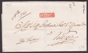 ITALY 1829 Folded entire ex TREVISO.........................................W680