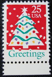 US #2515 MNH Single, Christmas, SCV $.50 L10