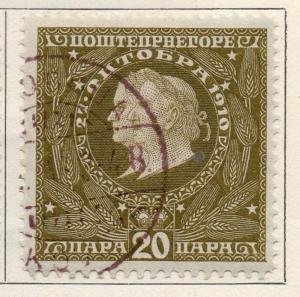 Montenegro 1910 Early Issue Fine Used 20pa. 147330