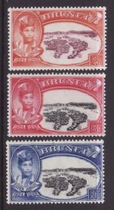 Brunei-Sc#76-8- id9-unused og NH set-Pile dwellings-KGVI-1949-