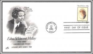 US #1926 Edna St Vincent Millay FDC