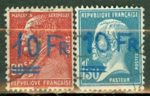 KB: France C3-4 used spacefillers very crude forgeries CV $10,000 for genuine