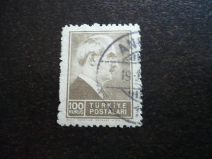 Stamps - Turkey - Scott# 893 - Used Part Set of 1 Stamp