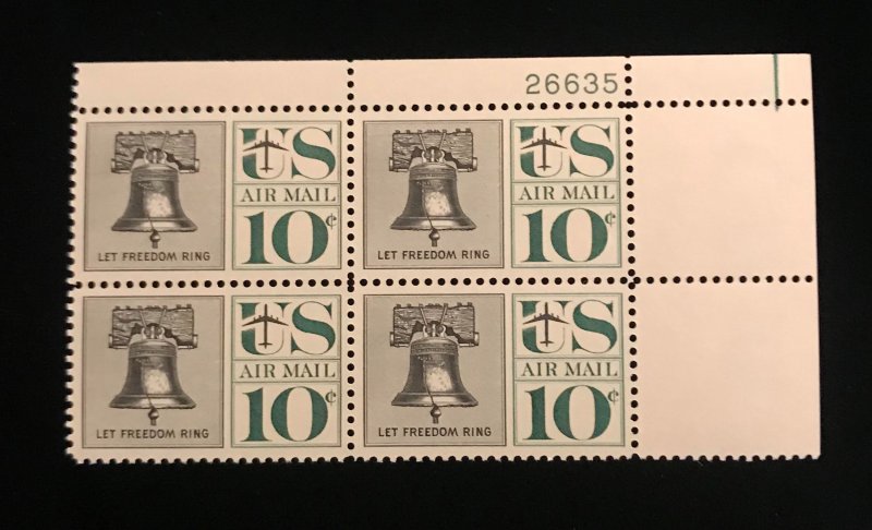 C57 Plate Block of 4, MNH