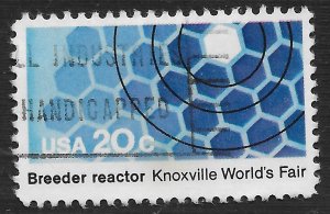 US #2008 20c Knoxville World's Fair - Breeder Reactor