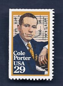 2550 29c Cole Porter  VF/MNH/OG