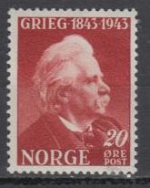 Norway - 1950 composer Edward Grigg 20o - MNH (1172)