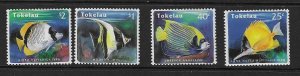 TOKELAU ISLANDS SG224/7 1995 FISH MNH