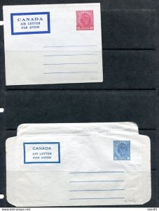 Canada 4 Postal Stationary wrappers Mint 14839