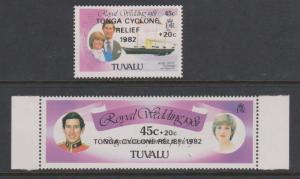 Tuvalu Royal Wedding with Tonga Cyclone Relief OP  Mint