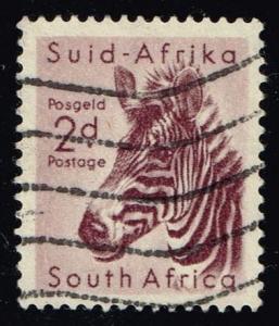 South Africa #203 Zebra; Used (0.25)