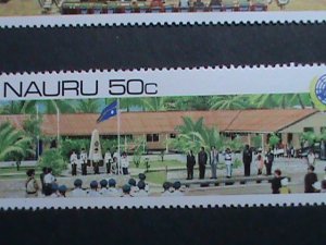 ​NAURU-1980-SC#222-3  20TH ANNIVERSARY UN DE-COLONIZATION DECLARATION -MNH -VF