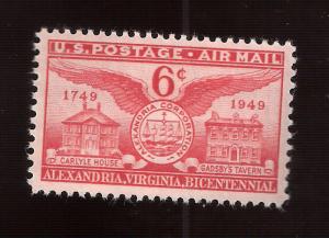 US Air Mail Sc# C40 ALEXANDRIA BICENTENNIAL Mint NH