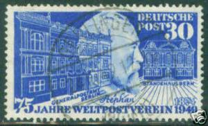 German Deutsche Bundespost Scott 669 used 1949 CV$35