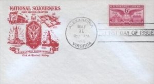 C40 6c ALEXANDRIA - 1st National Sojourners - Red