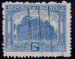 Argentina 1926, Post Office, 12c, sc#360, used