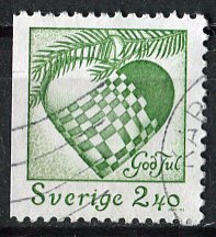 Sweden; 1993: Sc. # 2038: Used Single Stamp