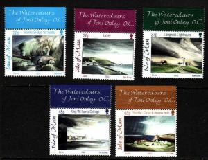 Isle of Man-Sc#949-53-unused NH set-Toni Onley Paintings-2002-