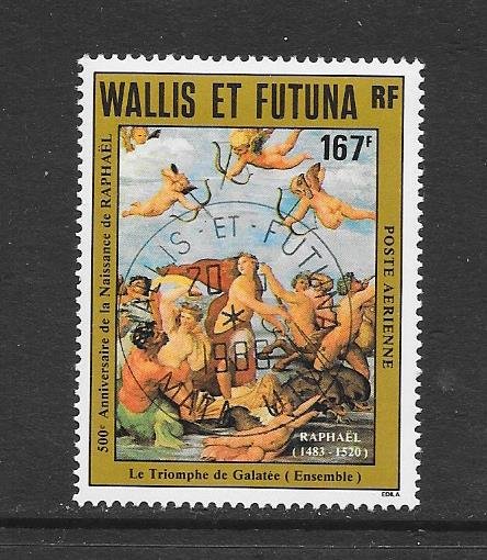 WALLIS & FUTUNA #C126  ART-RAPHAEL BIRTH ANNIV.  CANCELLED