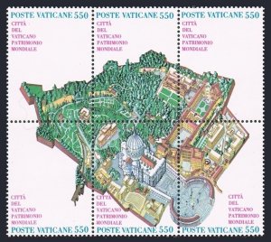 Vatican 773 af block, MNH. UNESCO World Heritage Campaign, 1986. Vatican City.