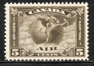 Canada # C2, Mint Hinge Remain.