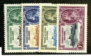 1935 Turks Sc #71/74 mlh* cv. $9.90 ( 579 JUB )