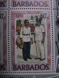 ​BARBADOS-1980-SC#533-LONDON'80 INTERNATIONAL STAMP SHOW MNH-S/S-VERY FINE