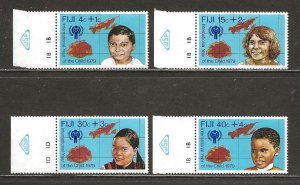 Fiji Scott catalog # B7-B10 Mint NH