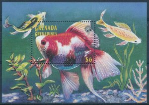 [109049] Grenada Grenadines 1998 Marine life fish Goldfish Souvenir Sheet MNH