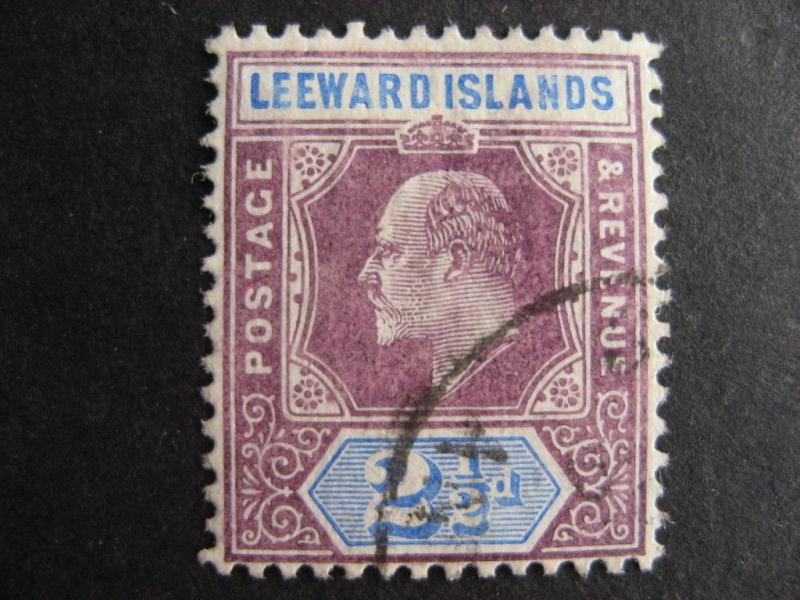 LEEWARD ISLANDS Sc 32 U a nice stamp here, check it out!