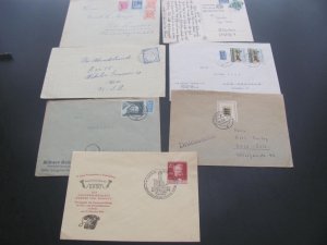 GERMANY 1950S MISC. COVERS VF (155) GOOD VALUE