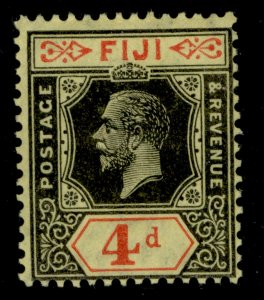 FIJI GV SG235, 4d black & red/yellow, M MINT. Cat £15.