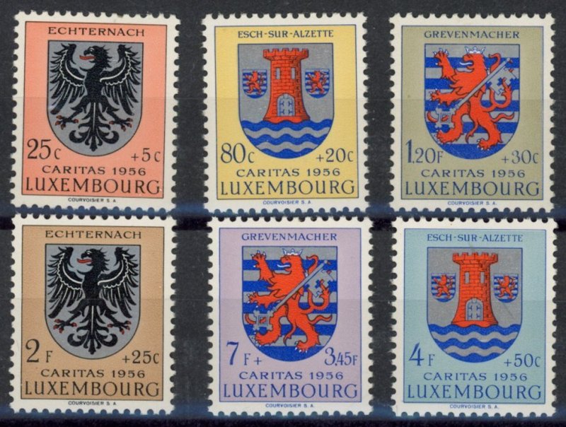 [Hip4241] Luxembourg 1957 : Good set very fine MNH stamps