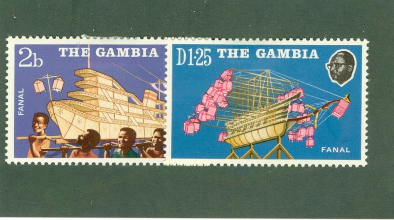 GAMBIA 282-3 MH CV $0.85 BIN $0.50