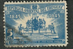 Uruguay #537 used Single