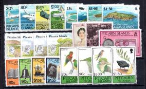 Pitcairn Islands 1989-90 6 x MNH sets SG348-388 WS7341