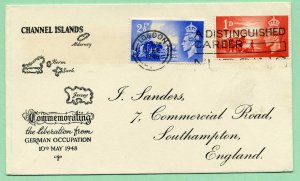 Great Britain - Liberation of Channel Islands with cachet