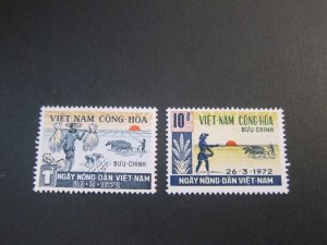 Vietnam 1972 Sc 415-16 set MNH