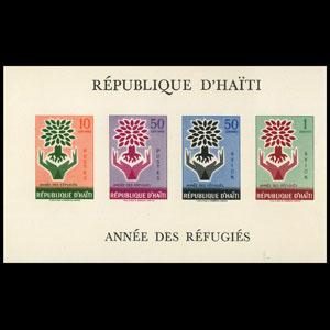 HAITI 1960 - Scott# C152a S/S World Refugee Year NH