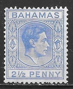 Bahamas 104: 2.5d George VI, MH, F-VF