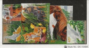 AUSTRALIA Sc 1558-63 NH issue of 1996 - FARM ANIMALS