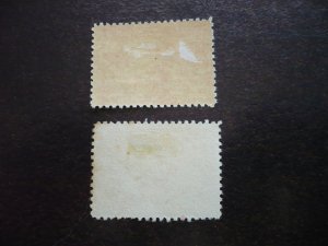 Stamps - Cuba - Scott# 402 - Mint Hinged & Used Set of 2 Stamps