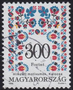 Hungary - 1996 - Scott #3477 - used - Folk Design