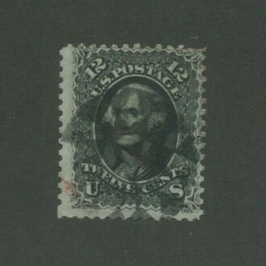 1861 United States Postage Stamp #69 Used Average Fancy Postal Cancel