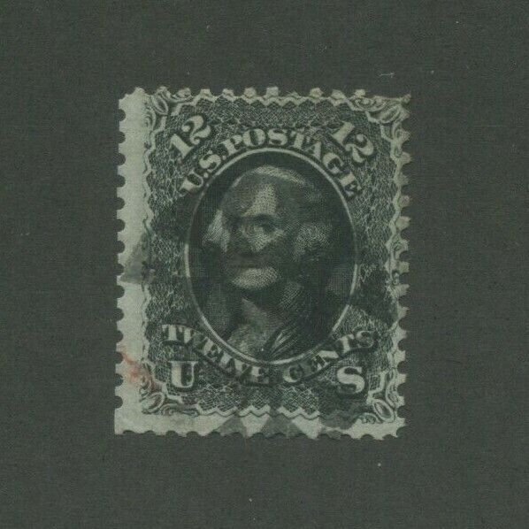 1861 United States Postage Stamp #69 Used Average Fancy Postal Cancel