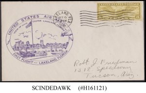 UNITED STATES USA 1934 US AIR MAIL FIRST FLIGHT COVER FFC from LAKELAND FLORIDA