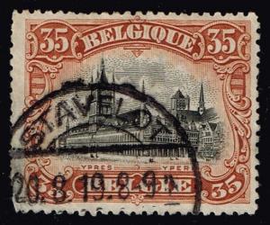 Belgium #116 Cloth Hall of Ypres; Used (0.30)