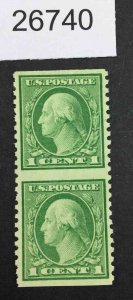 US STAMPS #538a MINT OG H PAIR LOT #26740