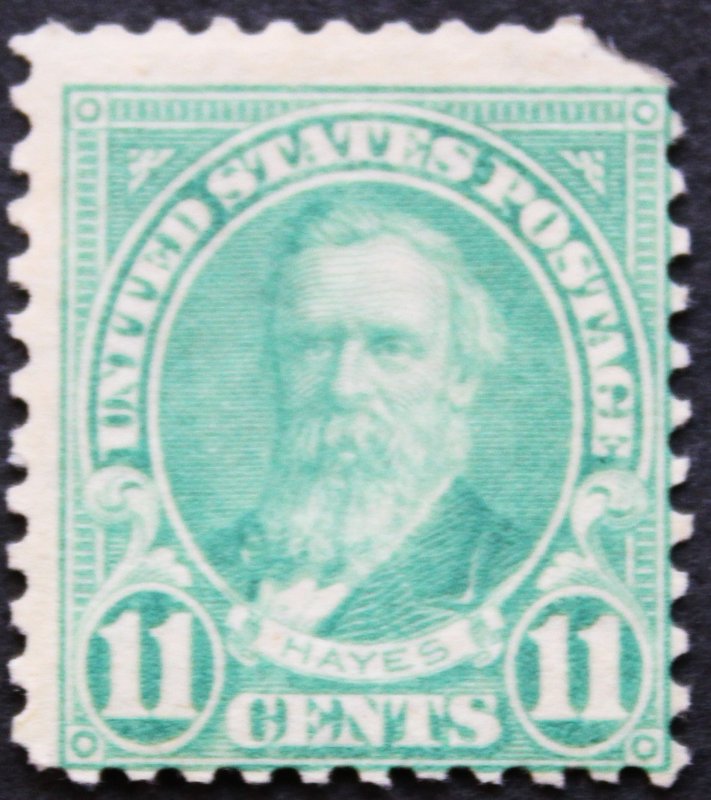 U.S.#563 Rutherford B. Hayes 11c, MNH.  Torn top right corner.